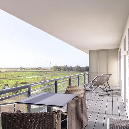 5 Sterne Stranddomizil Mit Eckbalkon Und Boddenblick *